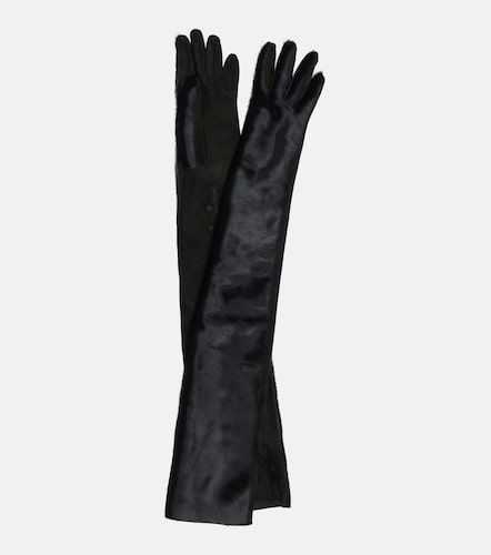 Alaïa Guanti in cavallino e suede - Alaia - Modalova