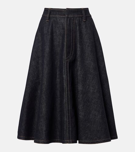 Brunello Cucinelli Denim midi skirt - Brunello Cucinelli - Modalova