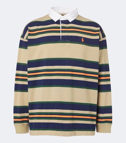 Pullover polo in jersey di cotone a righe - Polo Ralph Lauren - Modalova