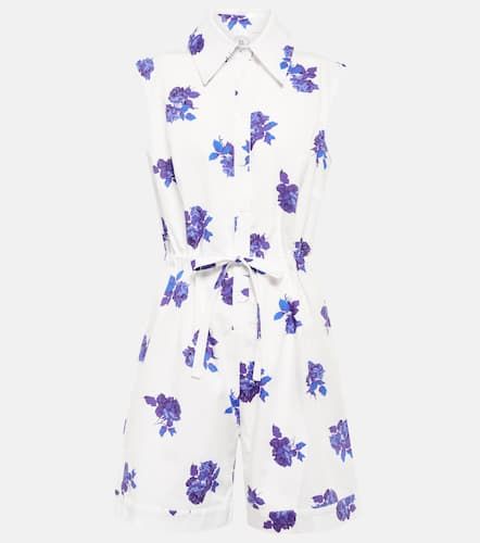 Bedruckter Playsuit Blume aus Baumwolle - Emilia Wickstead - Modalova