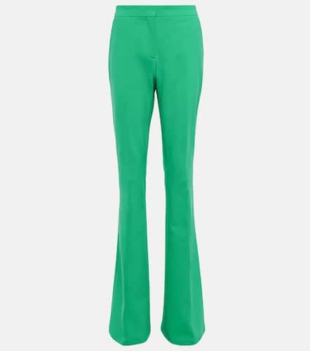 Rachel high-rise flared crÃªpe pants - The Attico - Modalova