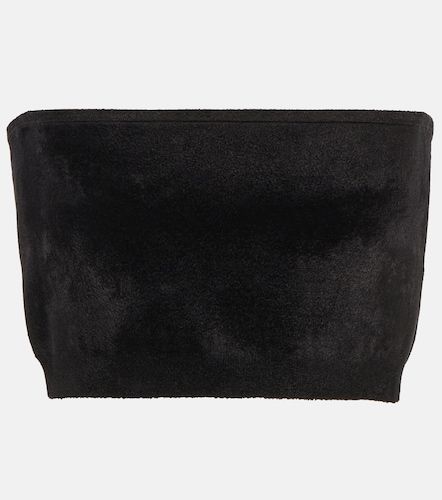 Alaia Velvet bandeau top - Alaia - Modalova