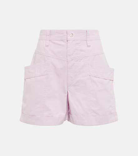 Rachel high-rise cotton shorts - Marant Etoile - Modalova