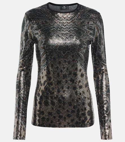 Etro Paisley jersey top - Etro - Modalova