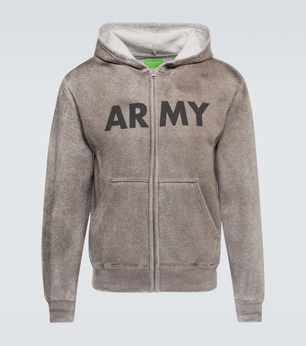 Army cotton jersey hoodie - NotSoNormal - Modalova