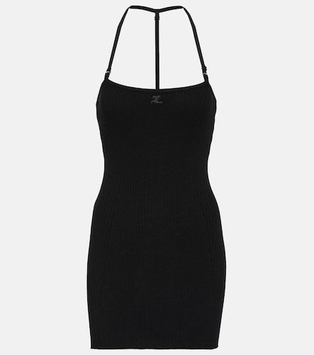 Courreges Ribbed-knit minidress - Courreges - Modalova