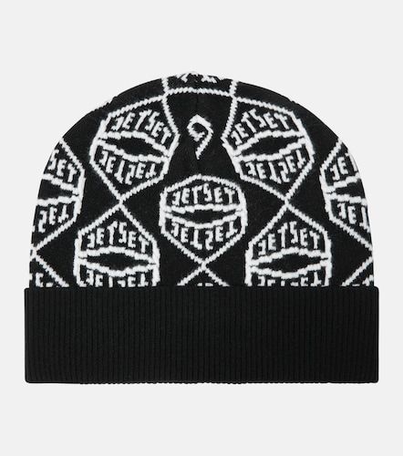 Gorro en mezcla de lana con logo - Jet Set - Modalova