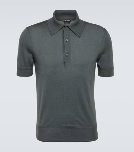 Cashmere and silk polo shirt - Tom Ford - Modalova