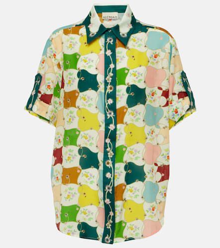 Alémais Camisa Everly de algodón y seda floral - Alemais - Modalova