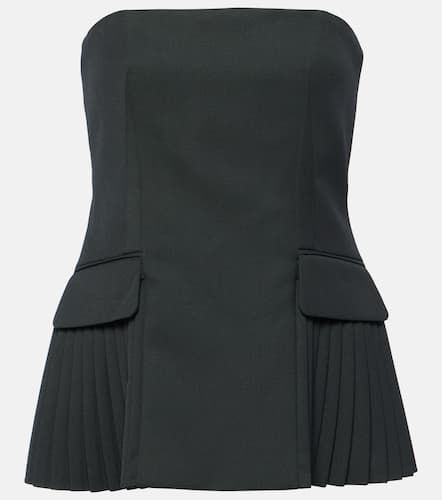 Vita off-shoulder wool-blend bustier top - Simkhai - Modalova