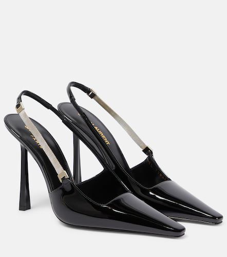 Blake 110 patent leather slingback pumps - Saint Laurent - Modalova