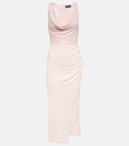 Crystal-embellished midi dress - David Koma - Modalova