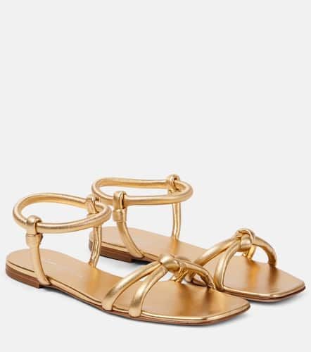 Juno 05 metallic leather sandals - Gianvito Rossi - Modalova