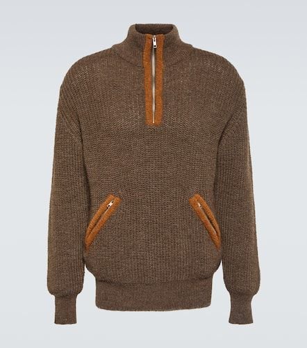 Bokasafn wool-blend zip-up sweater - Ranra - Modalova