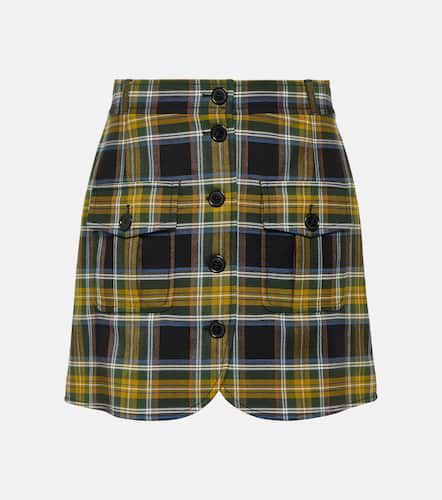 Kenzo Checked wool-blend miniskirt - Kenzo - Modalova