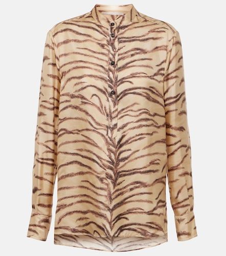 Camicia in seta con stampa - Stella McCartney - Modalova