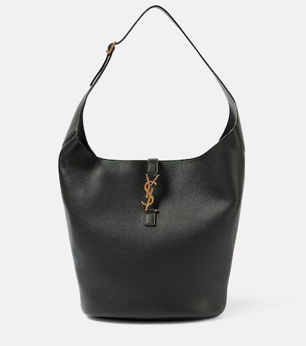 Le 5 Ã  7 grained leather shoulder bag - Saint Laurent - Modalova