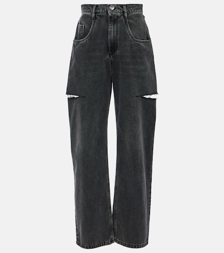 Jeans a gamba larga con cut-out - Maison Margiela - Modalova