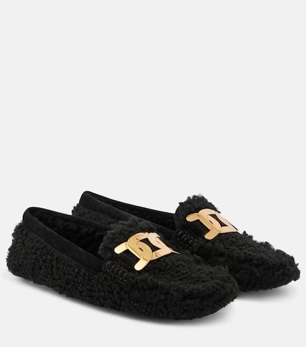 Mocasines Gommini Catena de shearling - Tod's - Modalova