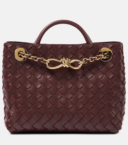 Andiamo Chain Intrecciato Small leather tote bag - Bottega Veneta - Modalova