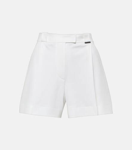 Pleated cotton shorts - Brunello Cucinelli - Modalova