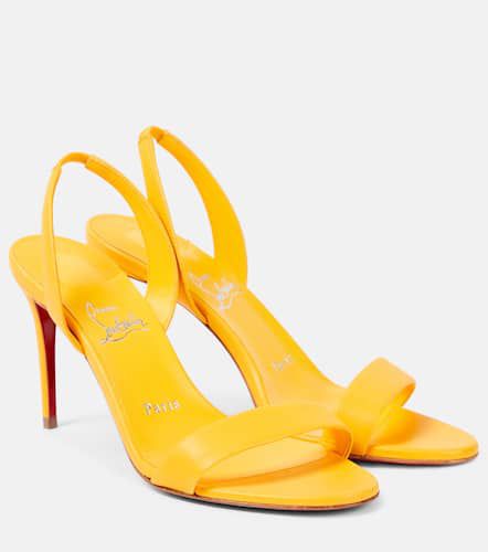 O Marylin 100 leather slingback sandals - Christian Louboutin - Modalova