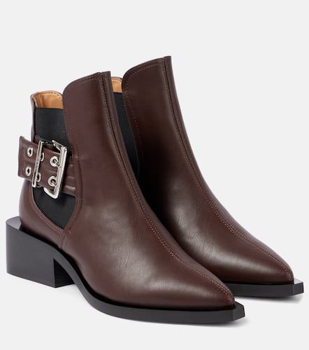 Ganni Faux leather Chelsea boots - Ganni - Modalova