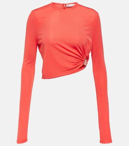 Embellished jersey crop top - Christopher Esber - Modalova