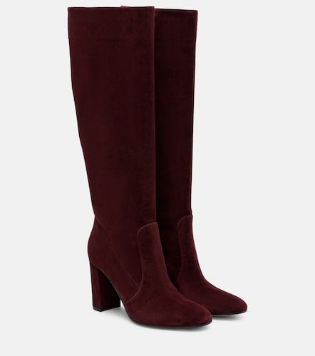 Botas altas Glen 85 de ante - Gianvito Rossi - Modalova