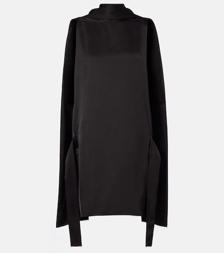 Vestido corto Cocoon de satén - Toteme - Modalova
