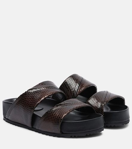 Leather platform sandals - Dries Van Noten - Modalova
