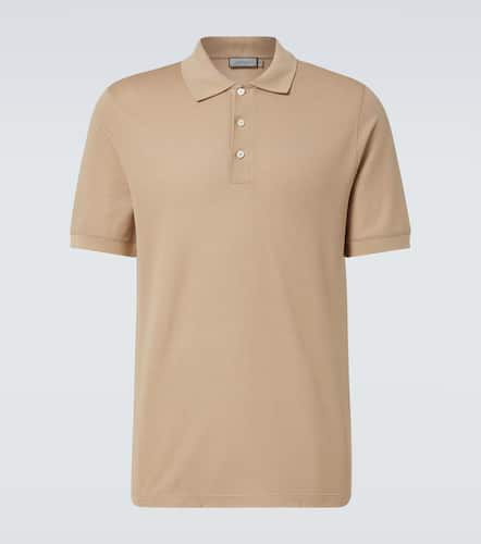 Canali Cotton and silk polo shirt - Canali - Modalova