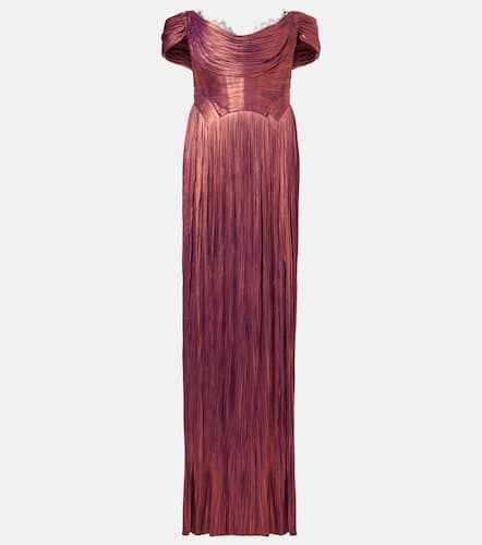 Sharon off-shoulder silk gown - Maria Lucia Hohan - Modalova