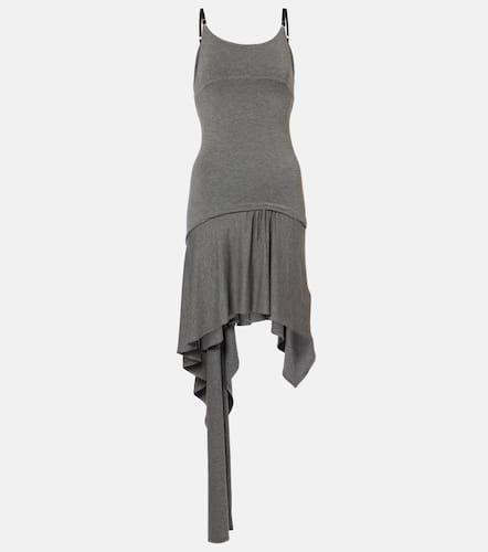 Asymmetric jersey minidress - The Attico - Modalova