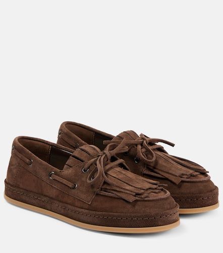 Hogan Suede boat shoes - Hogan - Modalova