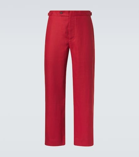 Bode Pantalones rectos de lino - Bode - Modalova
