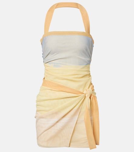 Vestido corto de malla estampado - SIR - Modalova