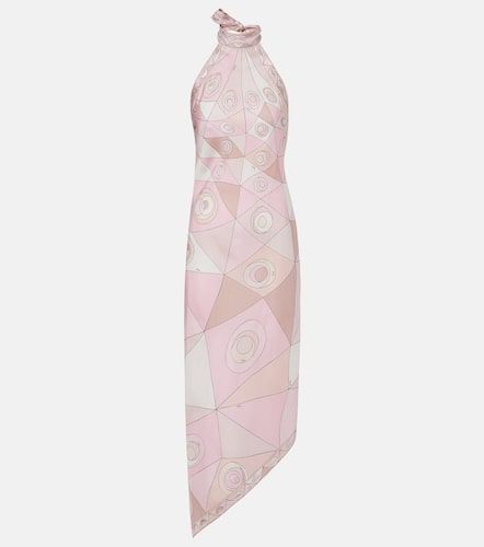 Vestido largo Occhi de sarga de seda - Pucci - Modalova
