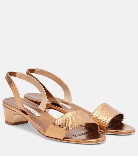Patopia leather slingback sandals - Manolo Blahnik - Modalova