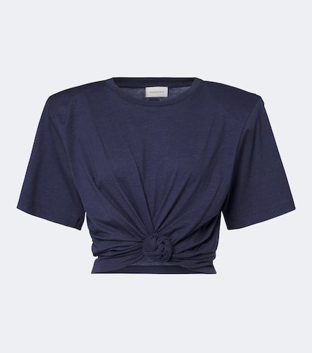Camiseta cropped en mezcla de algodón - Magda Butrym - Modalova