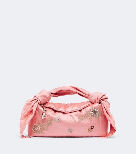 Bloom E/W satin top-handle bag - Erdem - Modalova