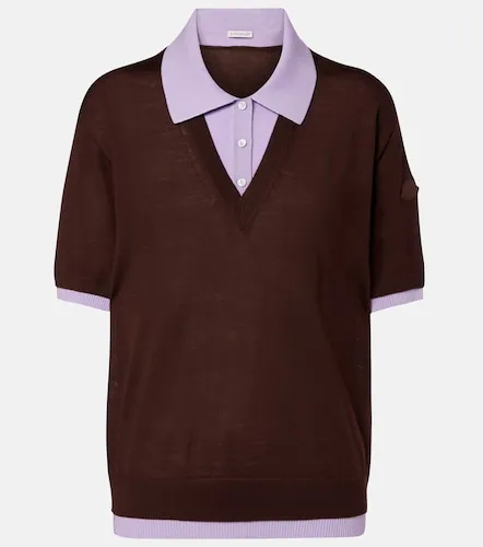 Moncler Polo de lana virgen - Moncler - Modalova