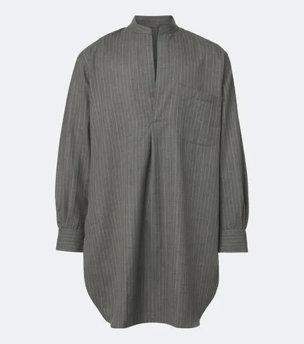 Stoffa Chalk stripe wool shirt - Stoffa - Modalova