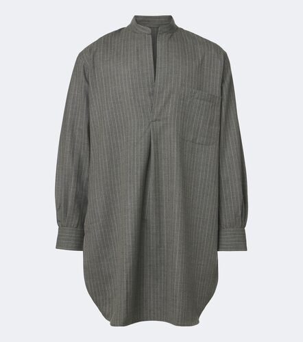 Stoffa Chalk stripe wool shirt - Stoffa - Modalova