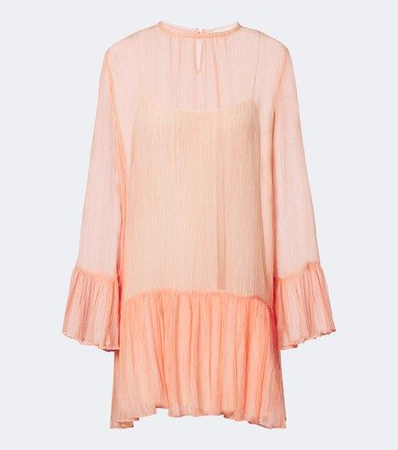Vestido corto Emmeline de chifón de seda - Ulla Johnson - Modalova