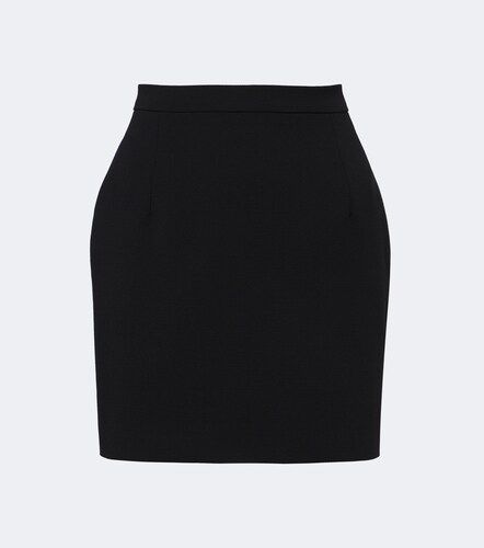 Wool-blend crepe miniskirt - Alessandra Rich - Modalova