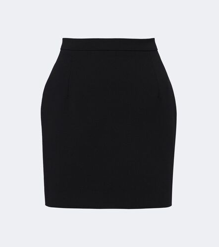 Wool-blend crepe miniskirt - Alessandra Rich - Modalova