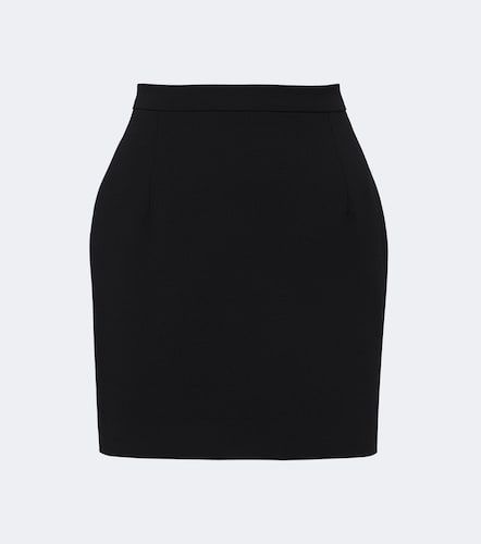 Wool-blend crepe miniskirt - Alessandra Rich - Modalova