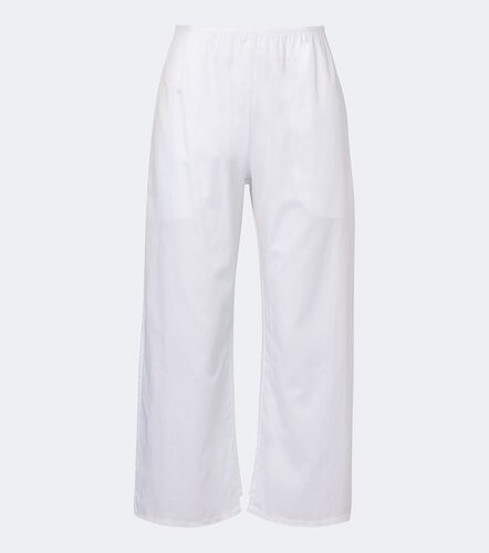 Pantalones cropped Yoko de popelín de algodón - Leset - Modalova