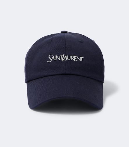 Gorra de gabardina de algodón - Saint Laurent - Modalova